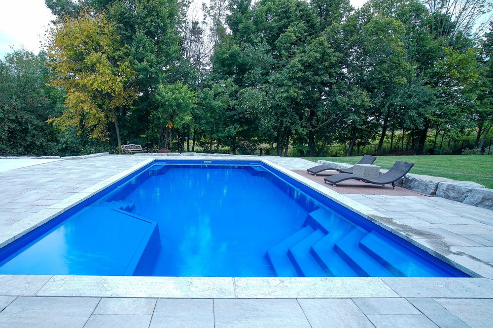 backyard pool installation in Rockport TX</p> <p>